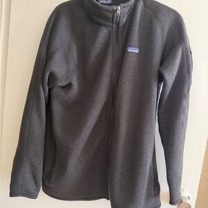 Patagonia Black/Charcola Full-Zip Fleece Better Sweater Jacket